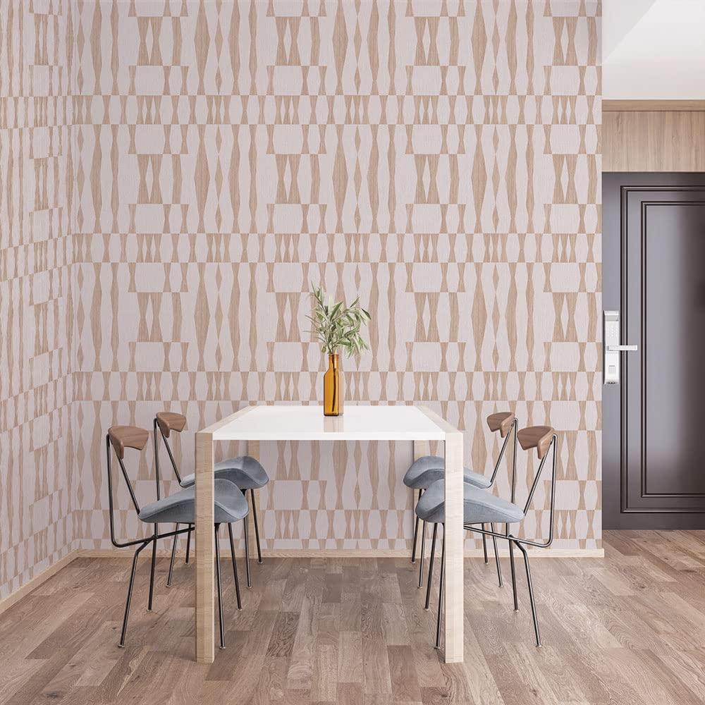 Mirin Peel + Stick Wallpaper - Textured Jute