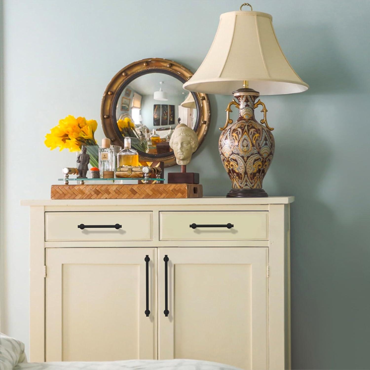 Piper Kitchen Handles, Solid Core Drawer Pulls for Cabinet Doors, 3-3/4" (96mm)