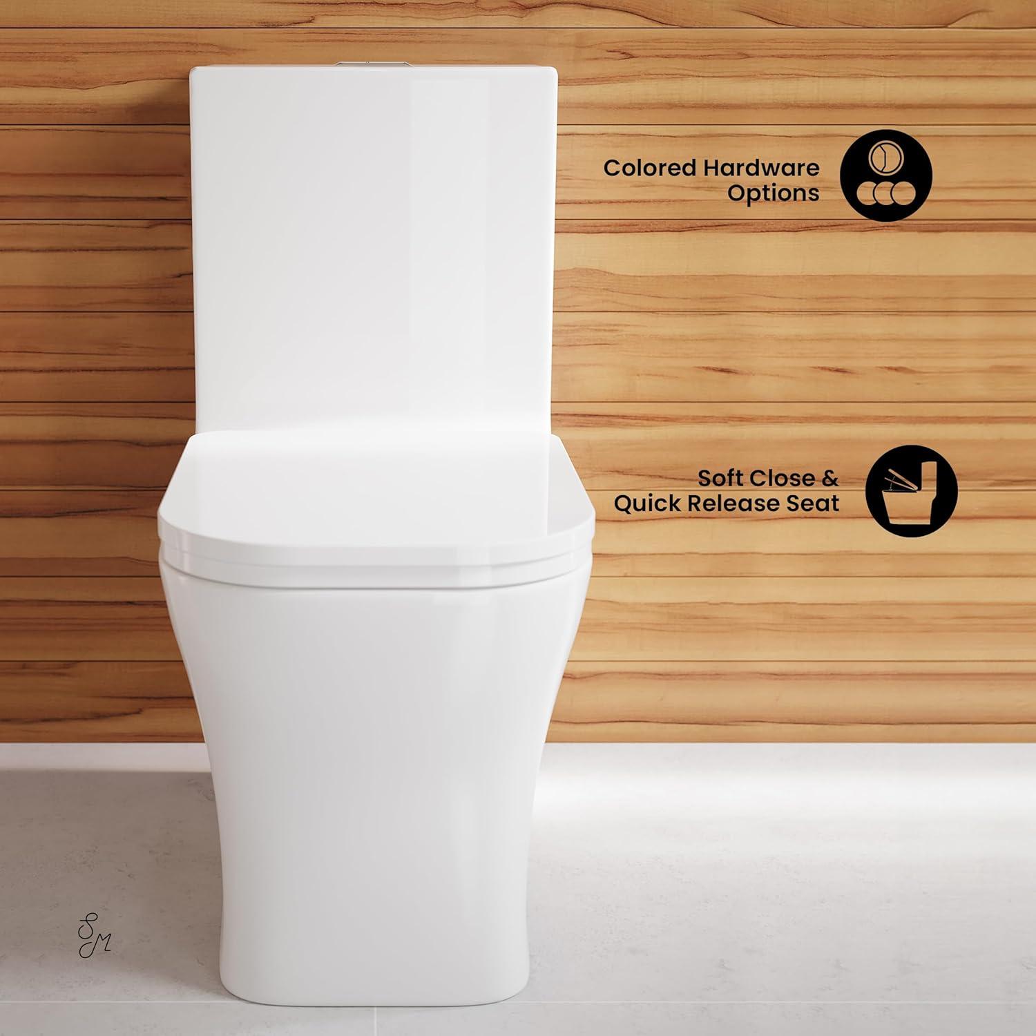 Concorde One-Piece Square Toilet Dual-Flush 1.1/1.6 gpf