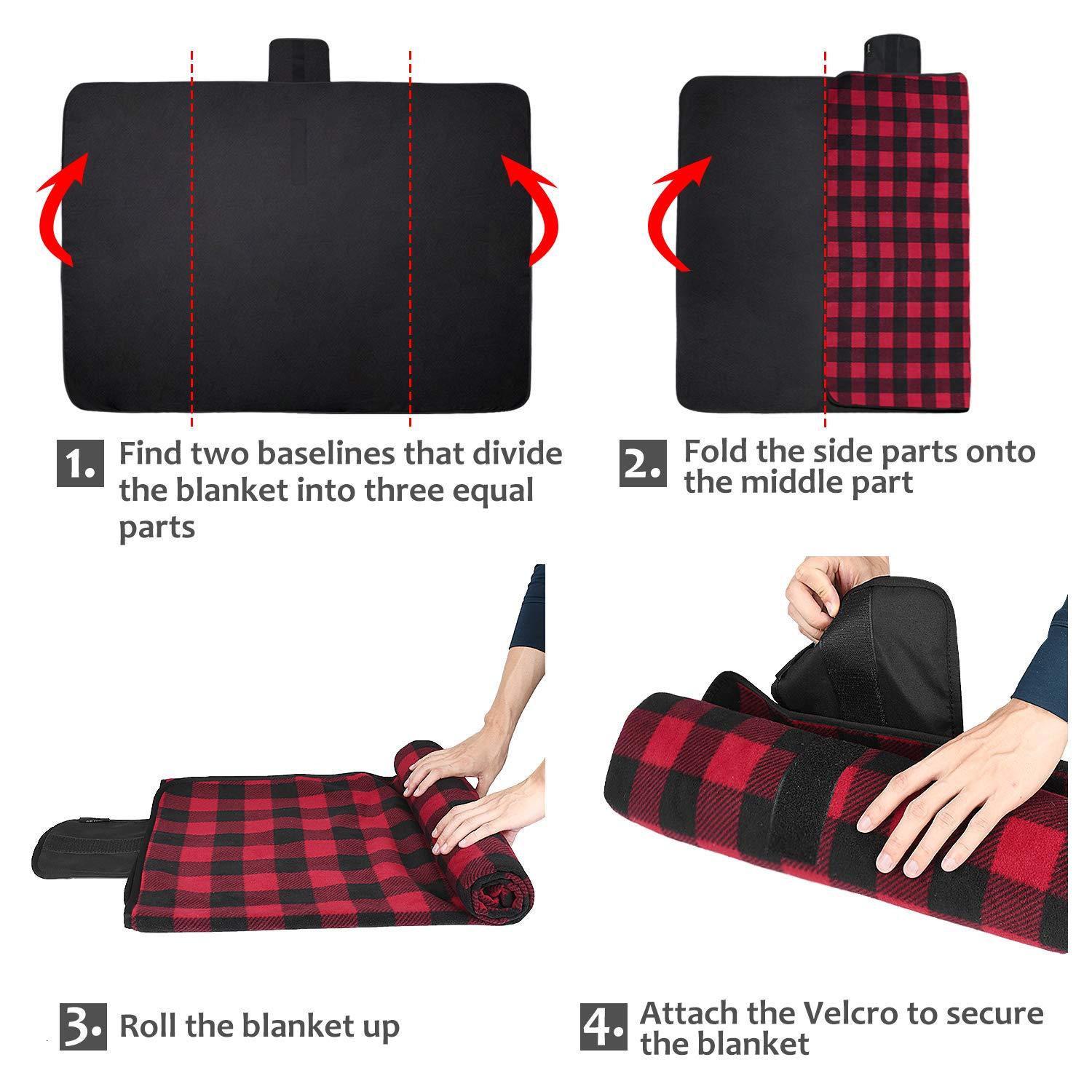 Tirrinia Tirrinia Outdoor Waterproof Blanket for Camping, Picnic