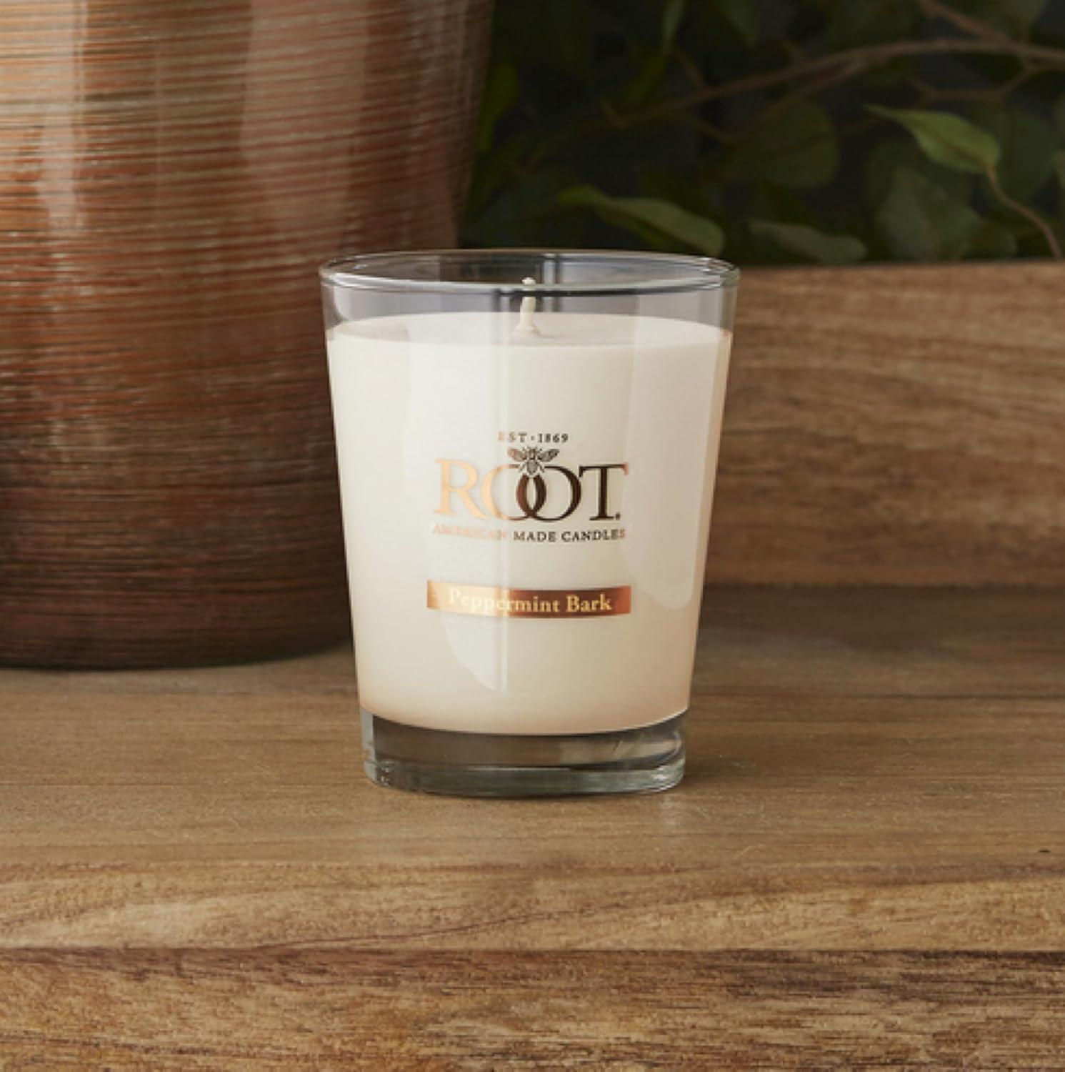 Root Candles Peppermint Bark Scented Jar Candle