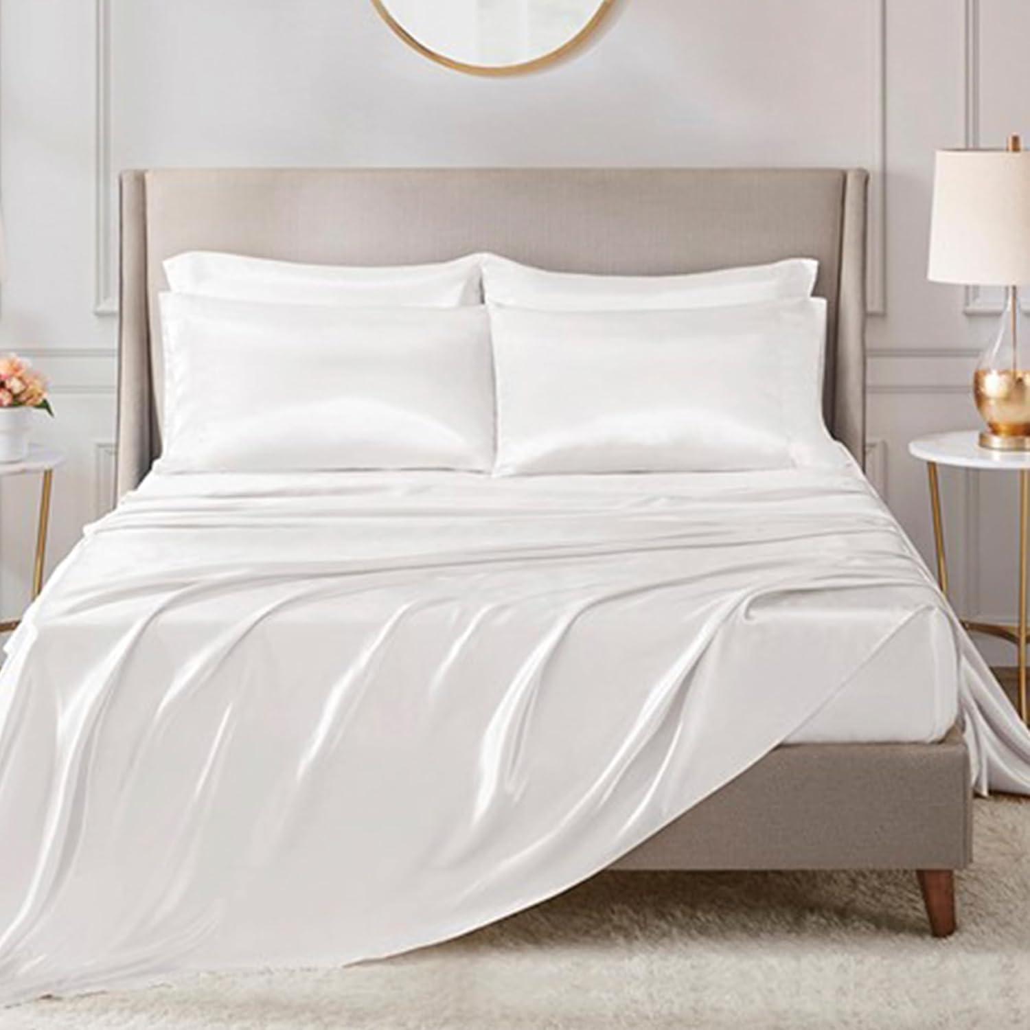 Madison Park Essentials Satin Luxury 2PC Pillowcases (Set of 2)