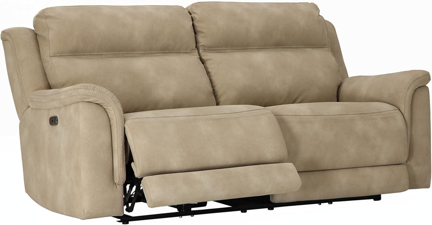 Ashley Furniture Next-Gen DuraPella Sand Power Reclining Sofa