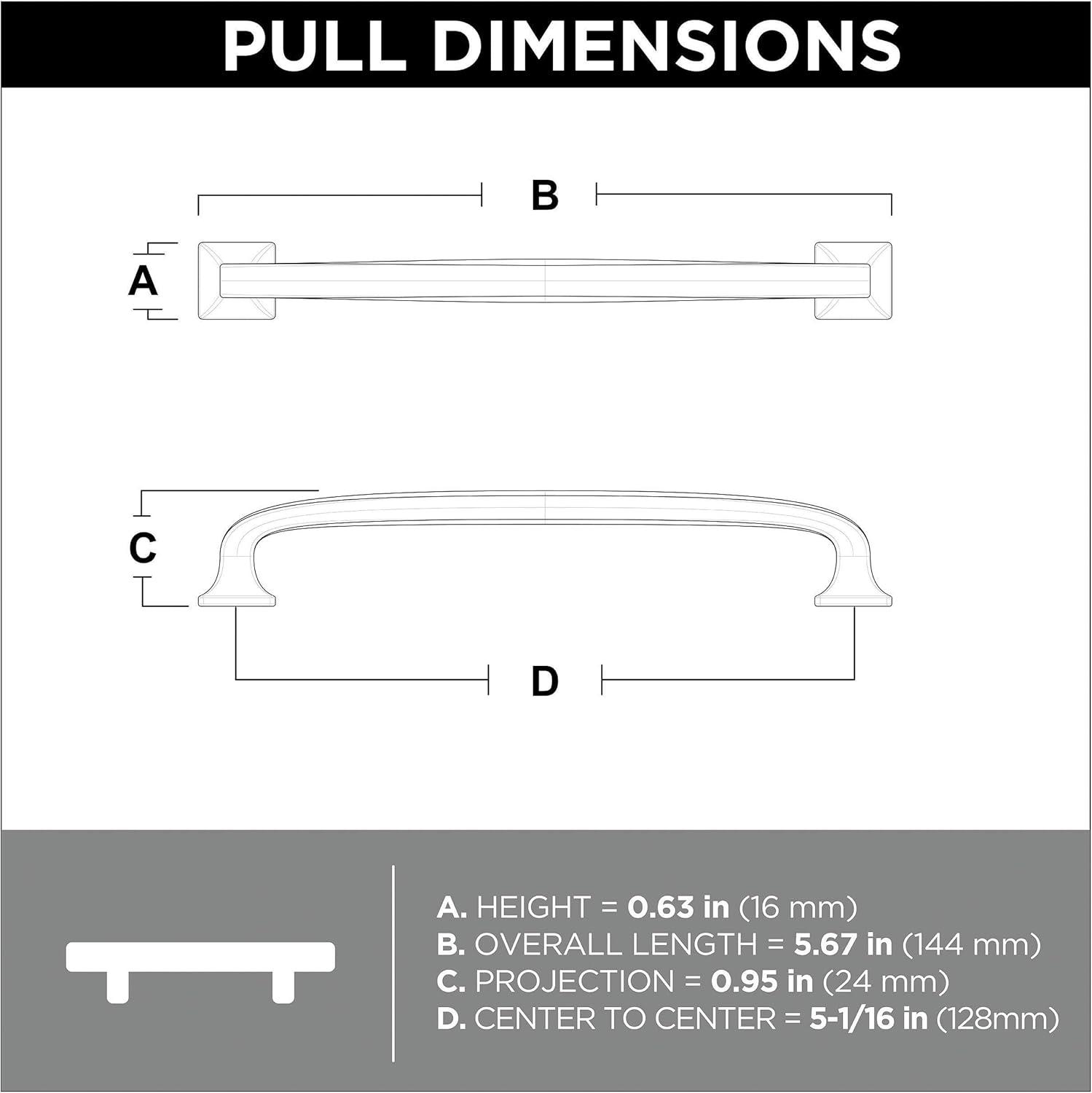 Franklin Brass Lombard Appliance Pull (Set of 5)