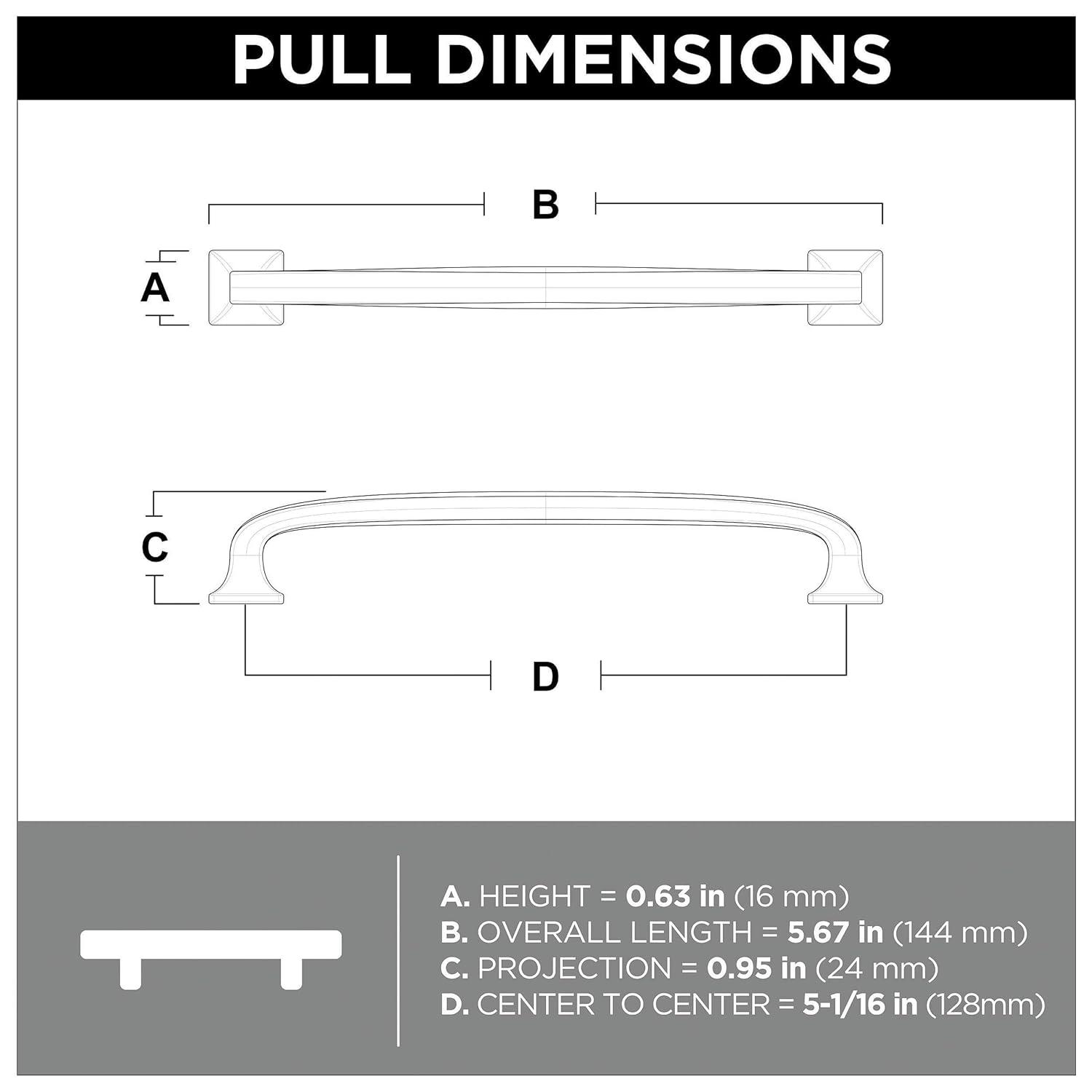 Franklin Brass Lombard Appliance Pull (Set of 5)