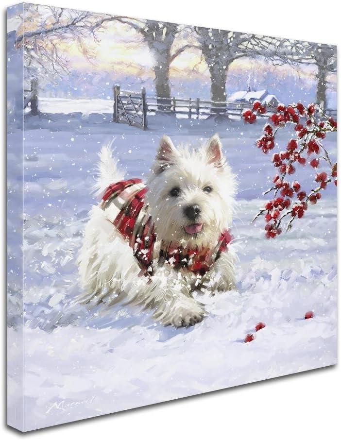 Trademark Fine Art -The Macneil Studio 'Westie Fun' Canvas Art - 18''x18''