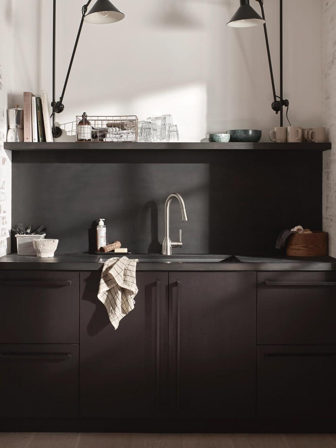 Moen Adler MotionSense Wave Single Handle Pulldown Kitchen Faucet with Power Clean Technology