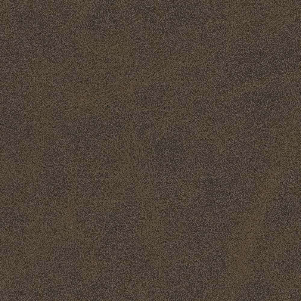 Amisco Clarkson 30 in. Swivel Bar Stool - Brown Faux Leather/Dark Brown Semi-Transparent Metal