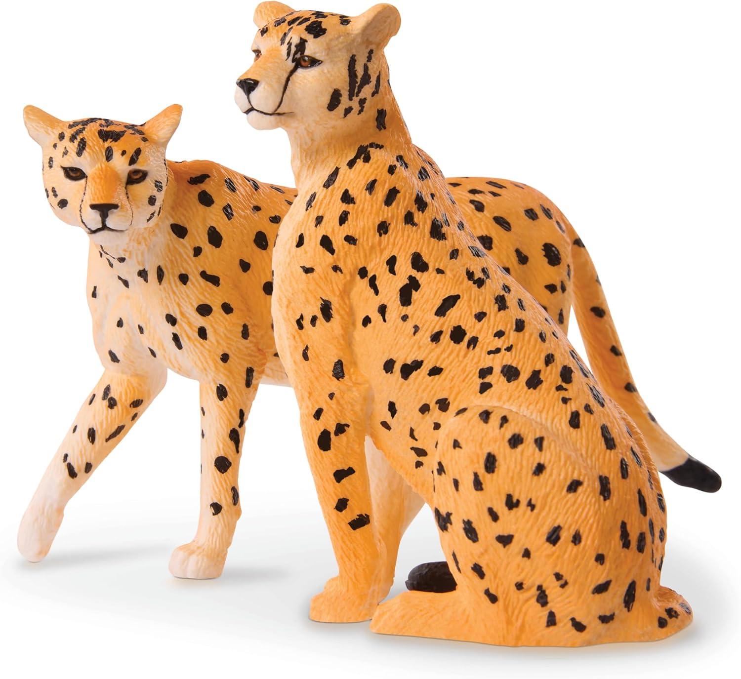 Terra by Battat Cheetah Family Action Figure Set, 4 Pieces