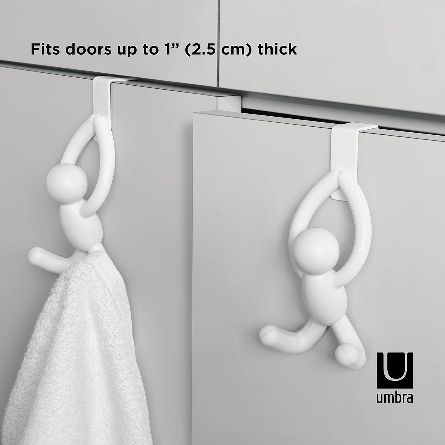 Umbra Buddy Plastic Over-the-Door Wall Hook (Set of 2)