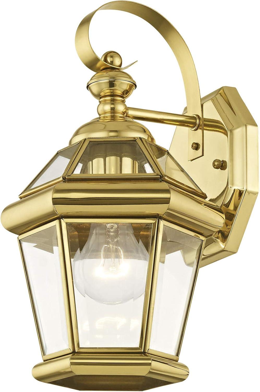 Livex Lighting Georgetown 1 - Light Wall Light in  Polished Brass