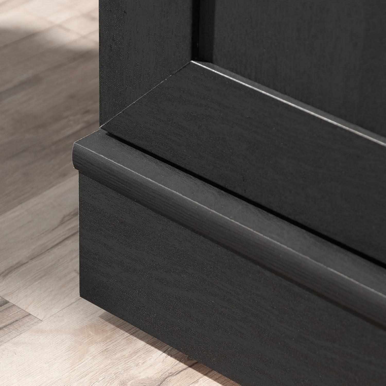 Sauder Homeplus Engineered Wood Storage Cabinet in Raven Oak Finish
