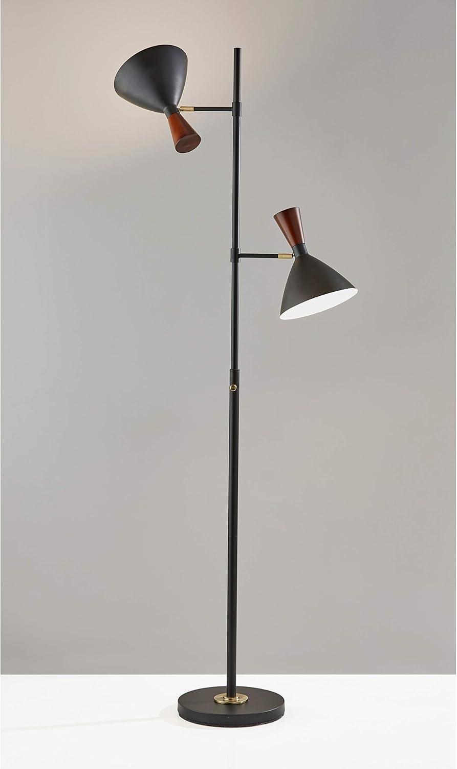 Ravenna Metal 2-Light Floor Lamp (67")