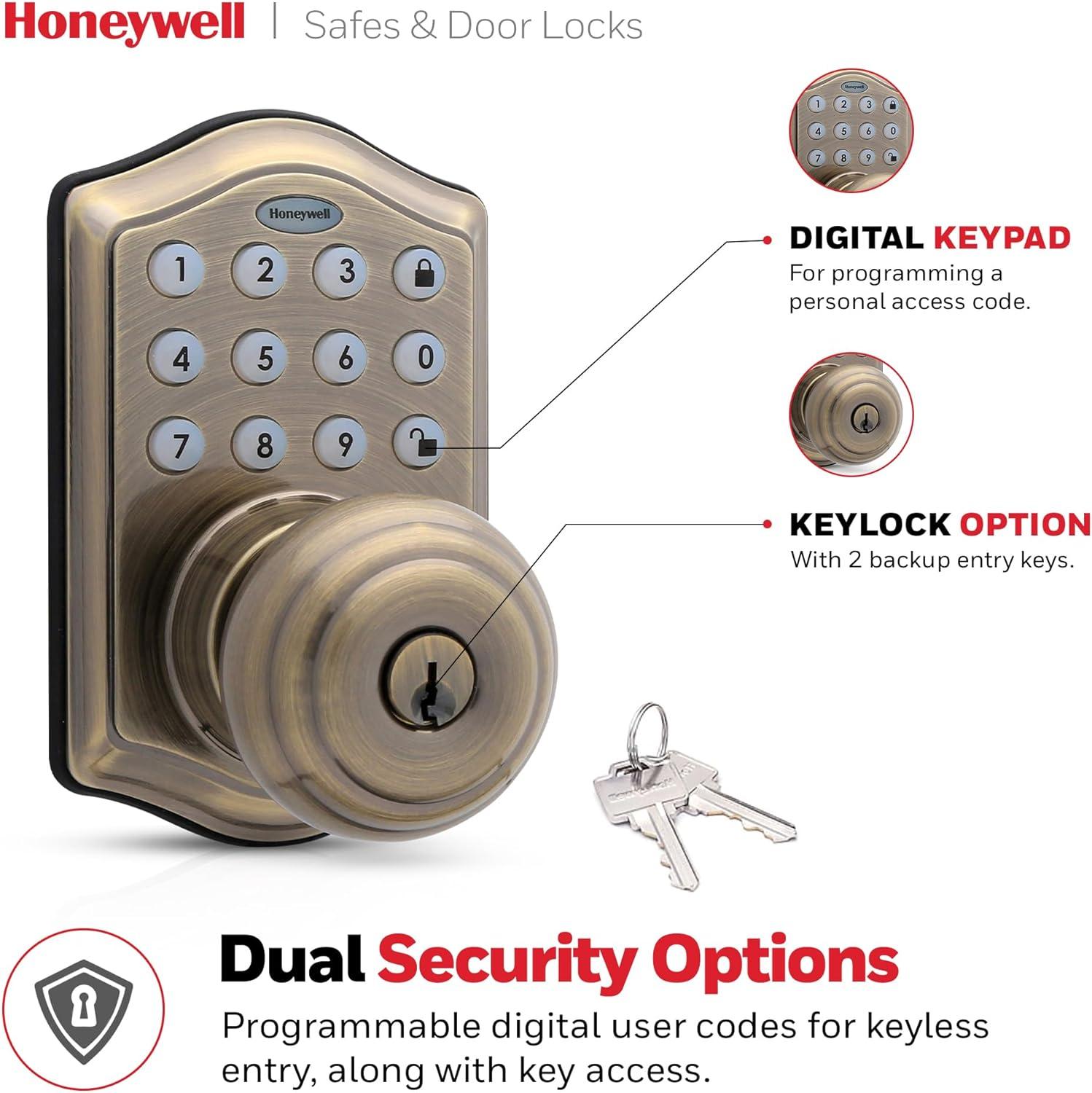 Honeywell Keyless Entry Door Knob