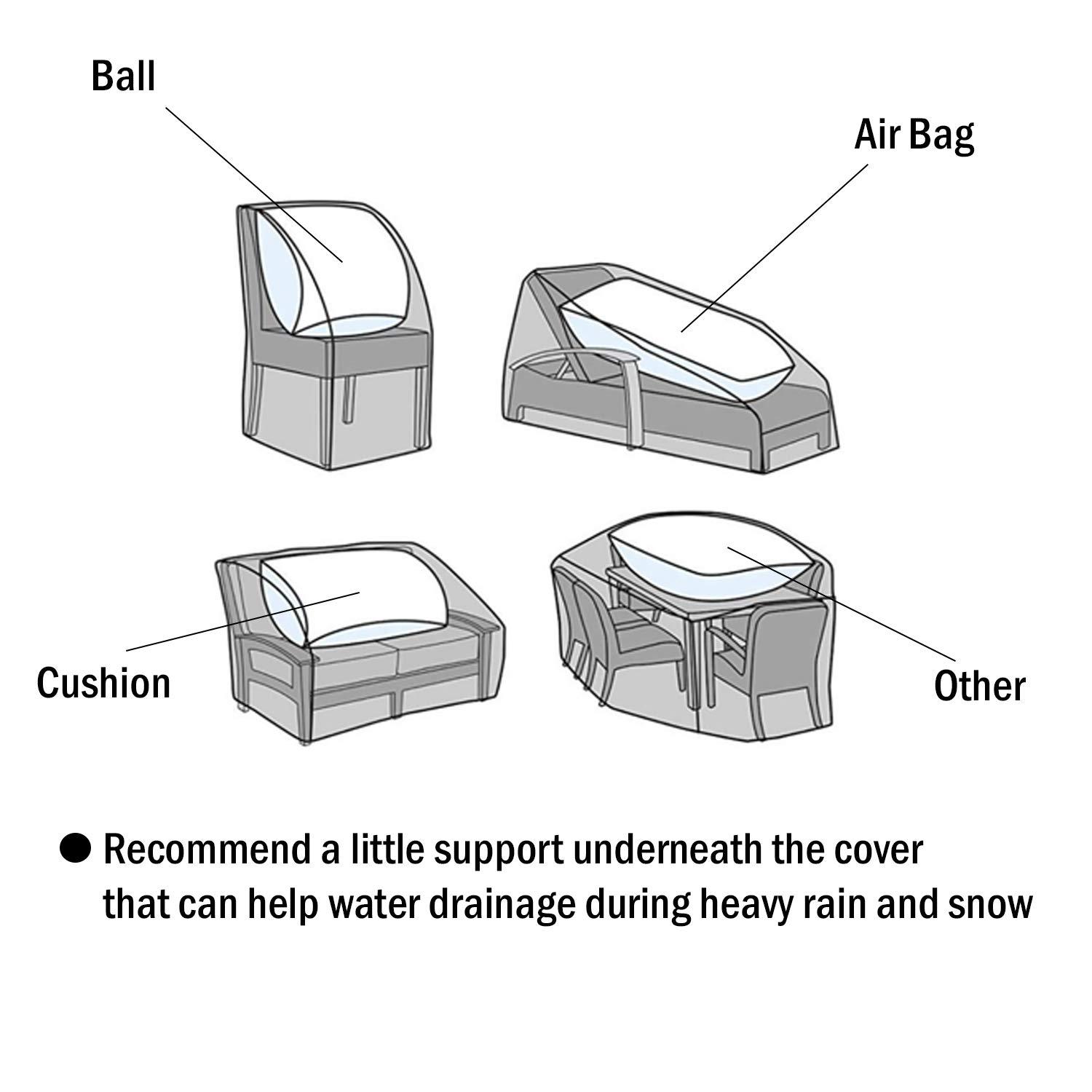 F&J Outdoors Premium Waterproof Outdoor Patio Sofa Cover: Latest Rip-Stop Fabric, 3-Year Warranty