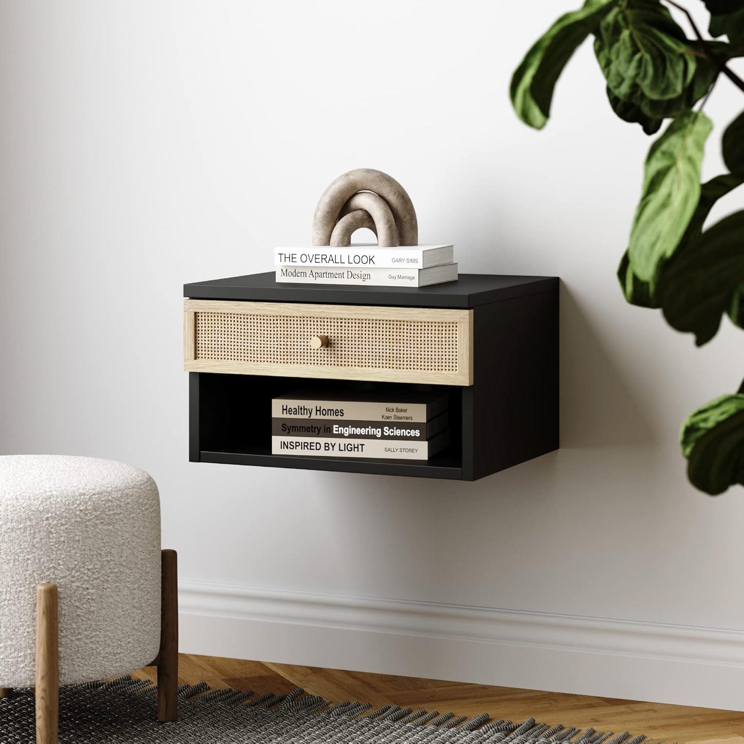 Nathan James Beacon Rustic Nightstand (Set of 2)