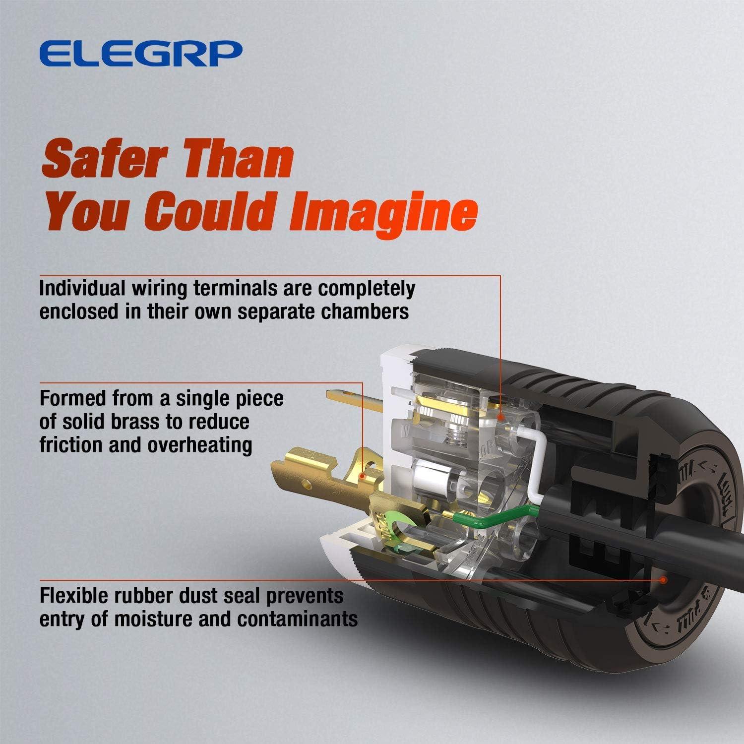 ELEGRP L1430P 30 Tamper Resistant Single Outlet