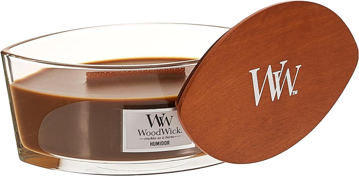 WoodWick Ellipse Scented Candle, Humidor, 16 oz