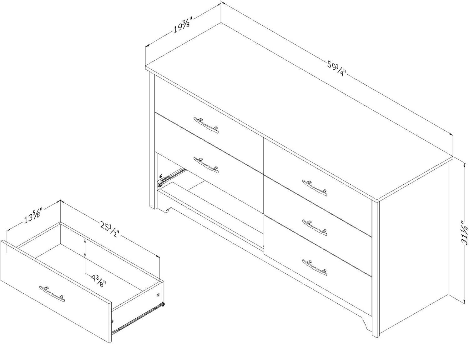 Fusion 6 - Drawer Dresser