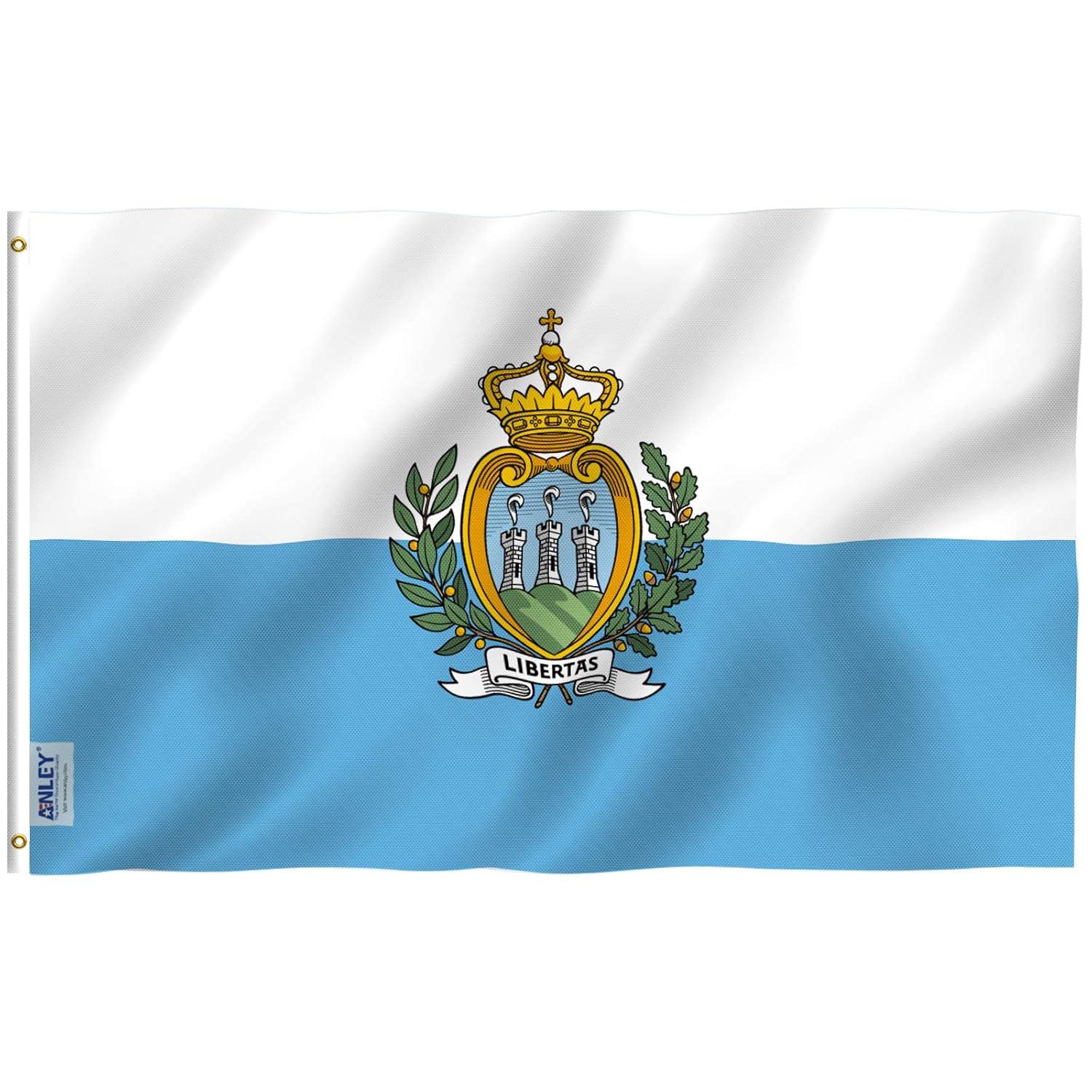Anley Fly Brisa 3x5 Pies Bandera San Marino - Banderas Sammarinese