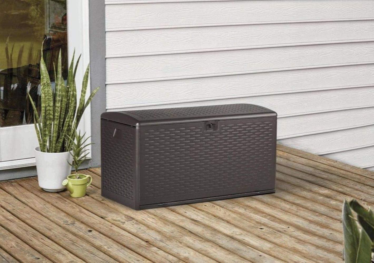Plastic Development Group Plastic Development Group 48'' W 99 Gallons Water Resistant Resin Deck Box in Gray