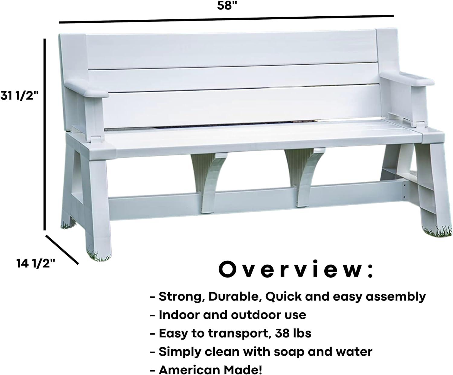 Convert A Bench  Gen I White