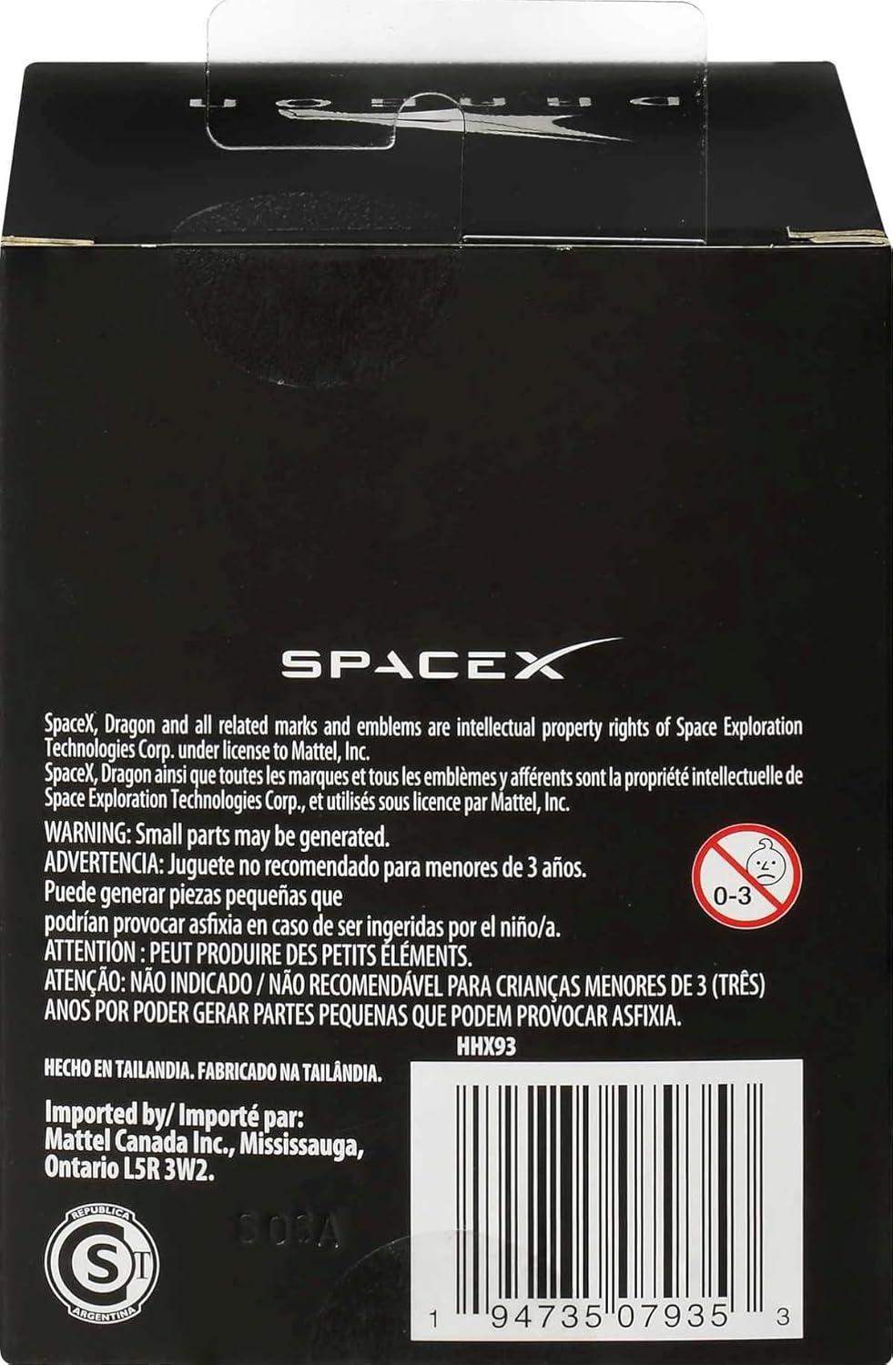 Matchbox SpaceX Dragon Spacecraft, Premium Die-Cast Replica