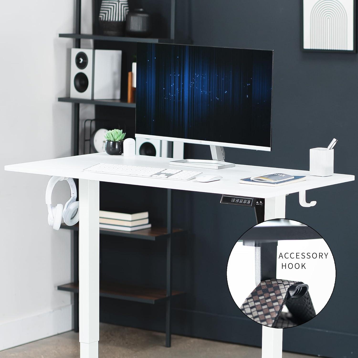 VIVO Electric 44"x 24" Sit Stand Desk, Height Adjustable Workstation (E144B series)