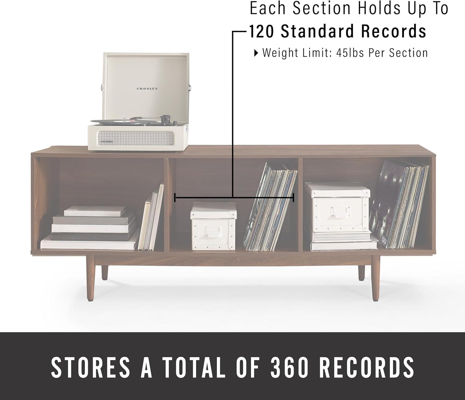 Crosley Liam Record Storage Console
