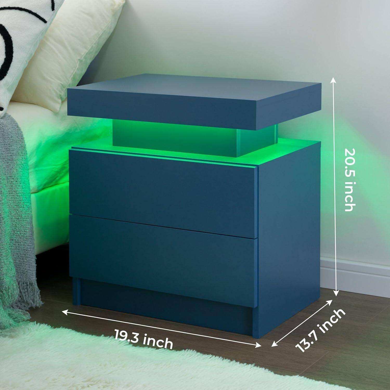 Night Stand Set 2 Bedroom Night Stands Set of 2 Bedside Tables for Bedrooms Set 2 for Bedroom, Living Room