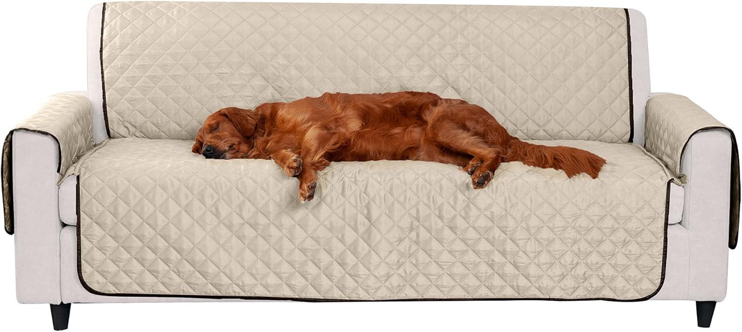 FurHaven Reversible Water-Resistant Small Sofa Loveseat Cover Furniture Protector