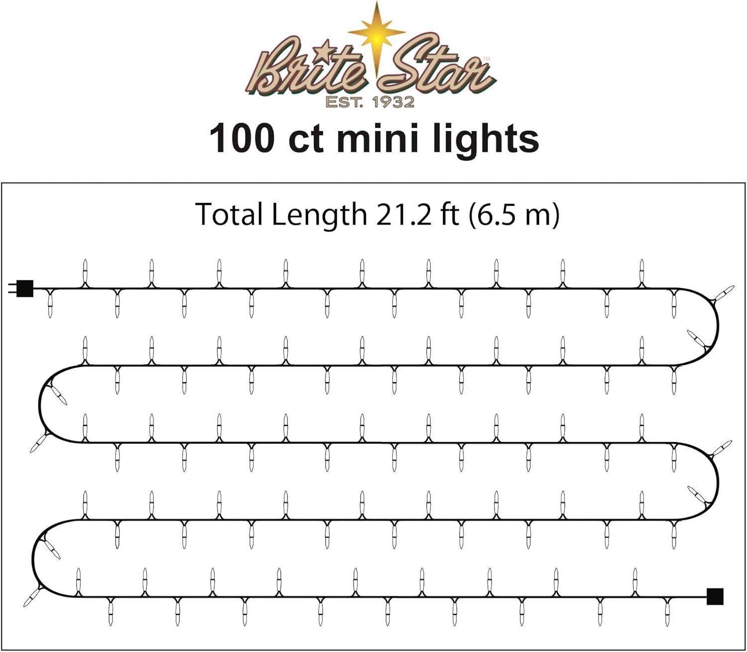 Teal Incandescent Mini String Christmas Tree Lights with White Wire