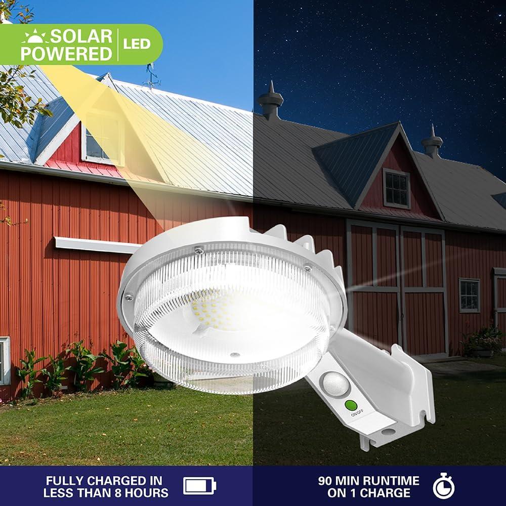 Halo Motion-Sensing Solar Powered LED Gray Area Light