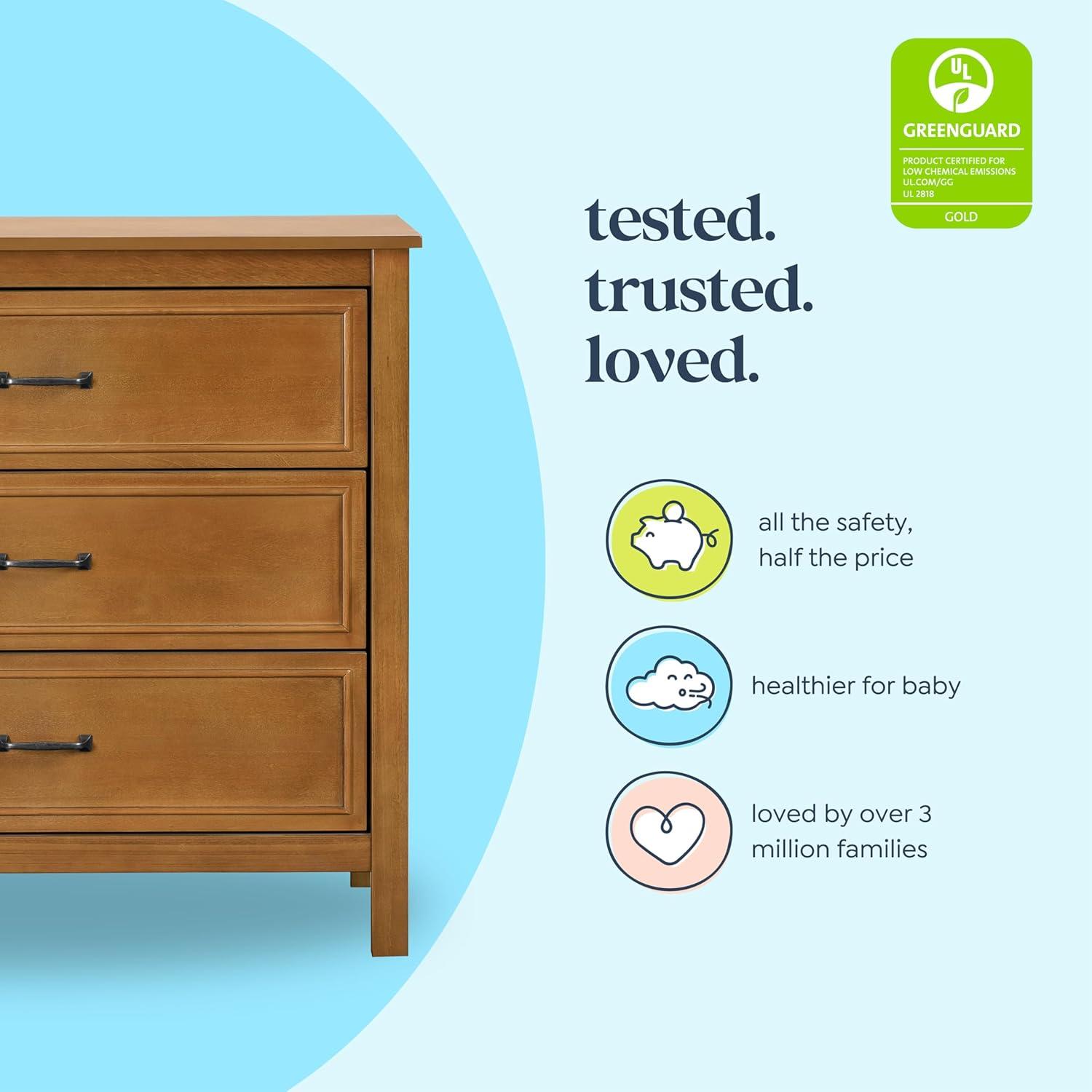 daVinci Charlie 3 Drawer Dresser