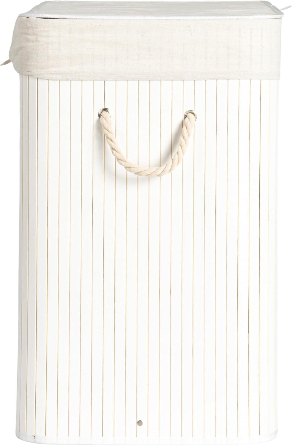 Household Essentials Grove Bamboo Laundry Hamper with Handles