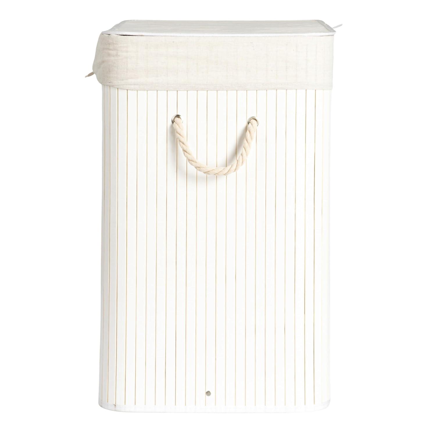 Household Essentials Grove Bamboo Laundry Hamper with Handles