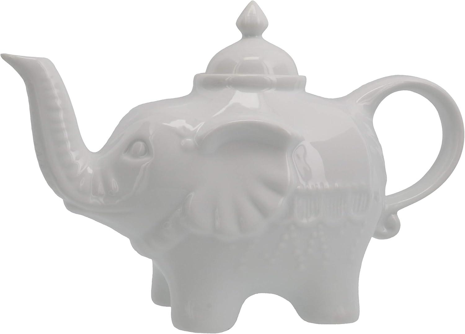BIA Cordon Bleu BIA Cordon Bleu 28oz Porcelain Elephant Teapot,