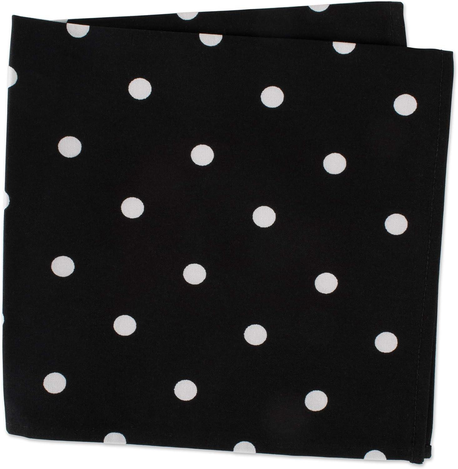 Polka Dot Napkin(Set of 4) Black/White