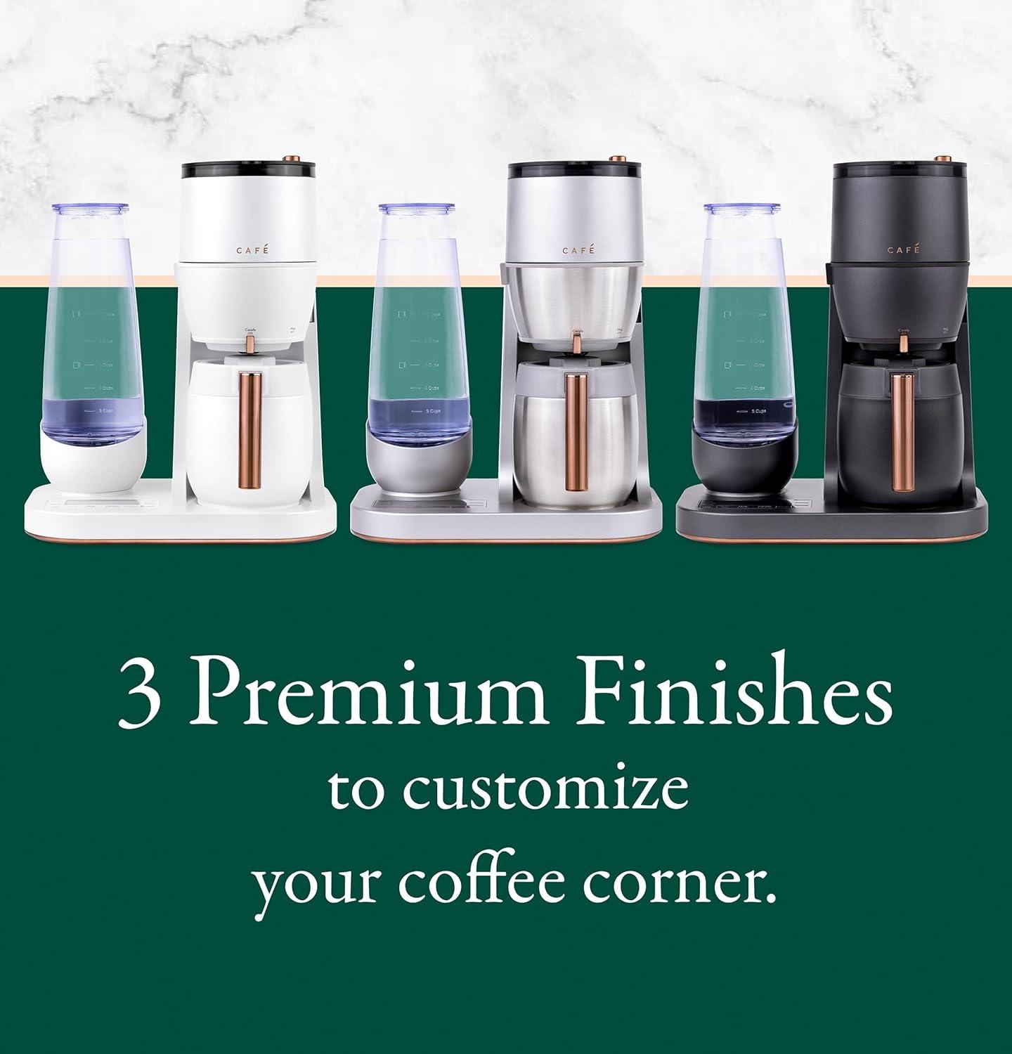 Café ™ Matte White Specialty Grind and Brew Coffee Maker