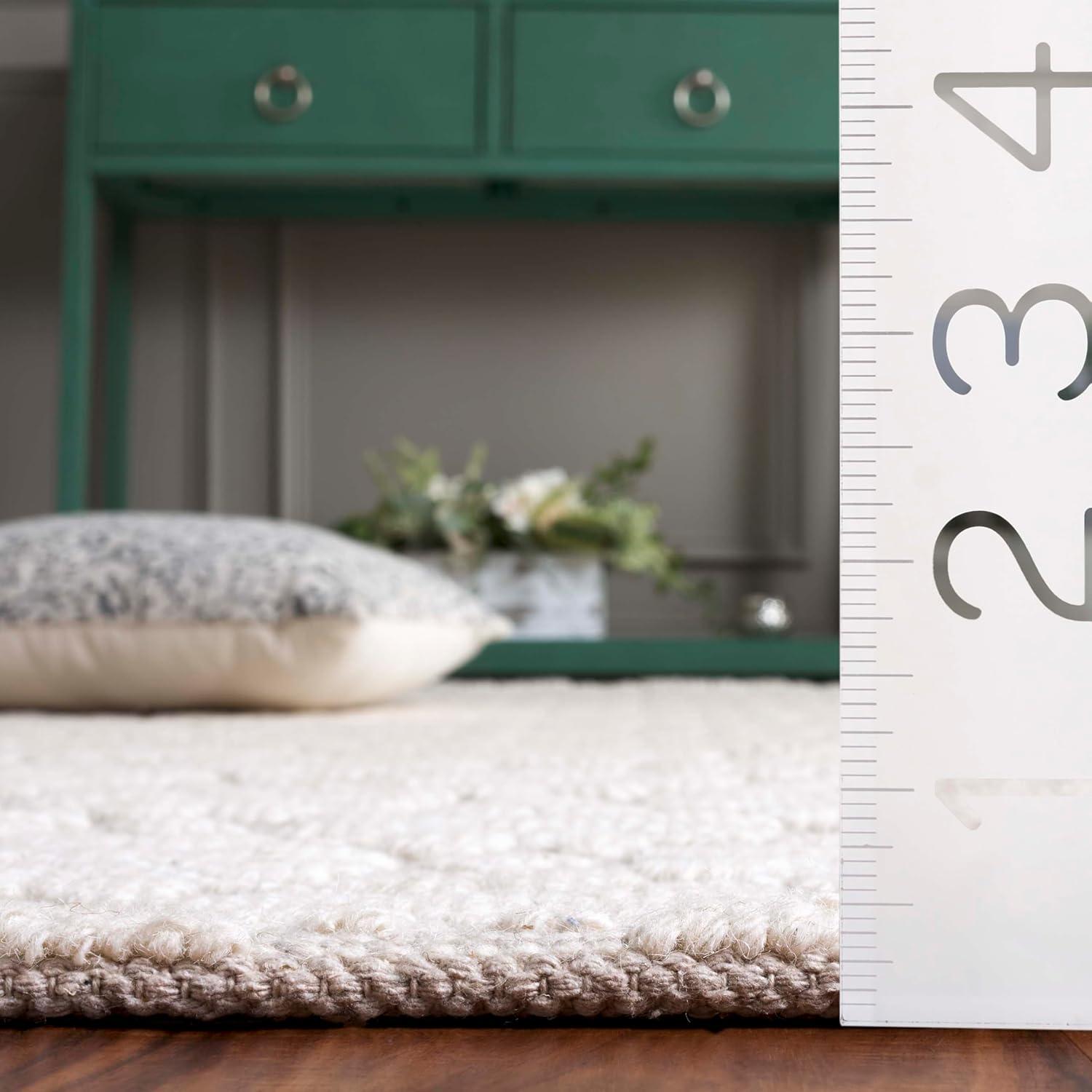 Vermont VRM303 Hand Woven Runner Rug - Ivory - 2'3"x6' - Safavieh.