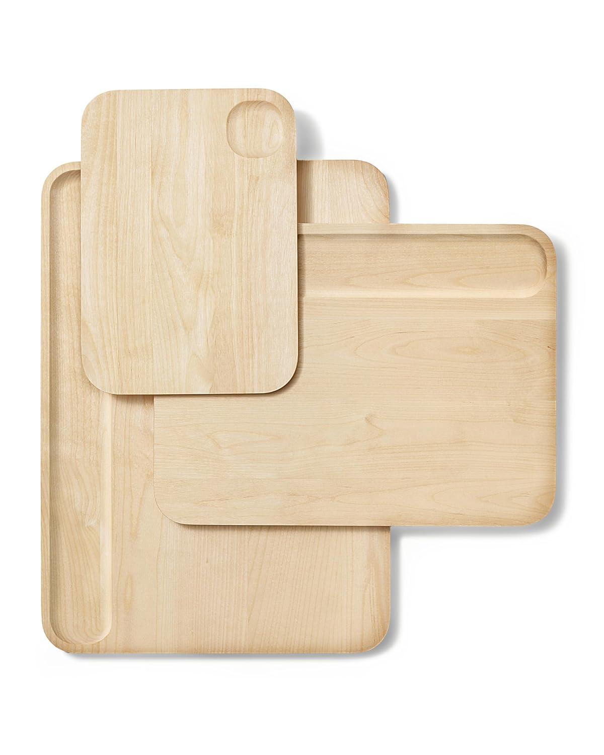 Caraway Birch Wood 4-Piece Cutting Board Set