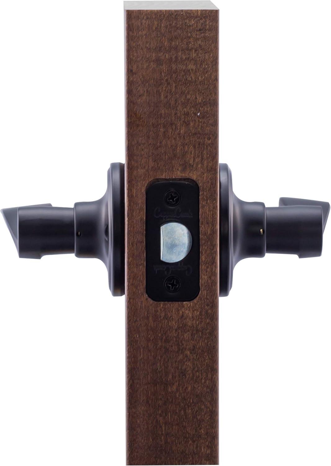 Waverlie Black Passage Hall/Closet Door Handle
