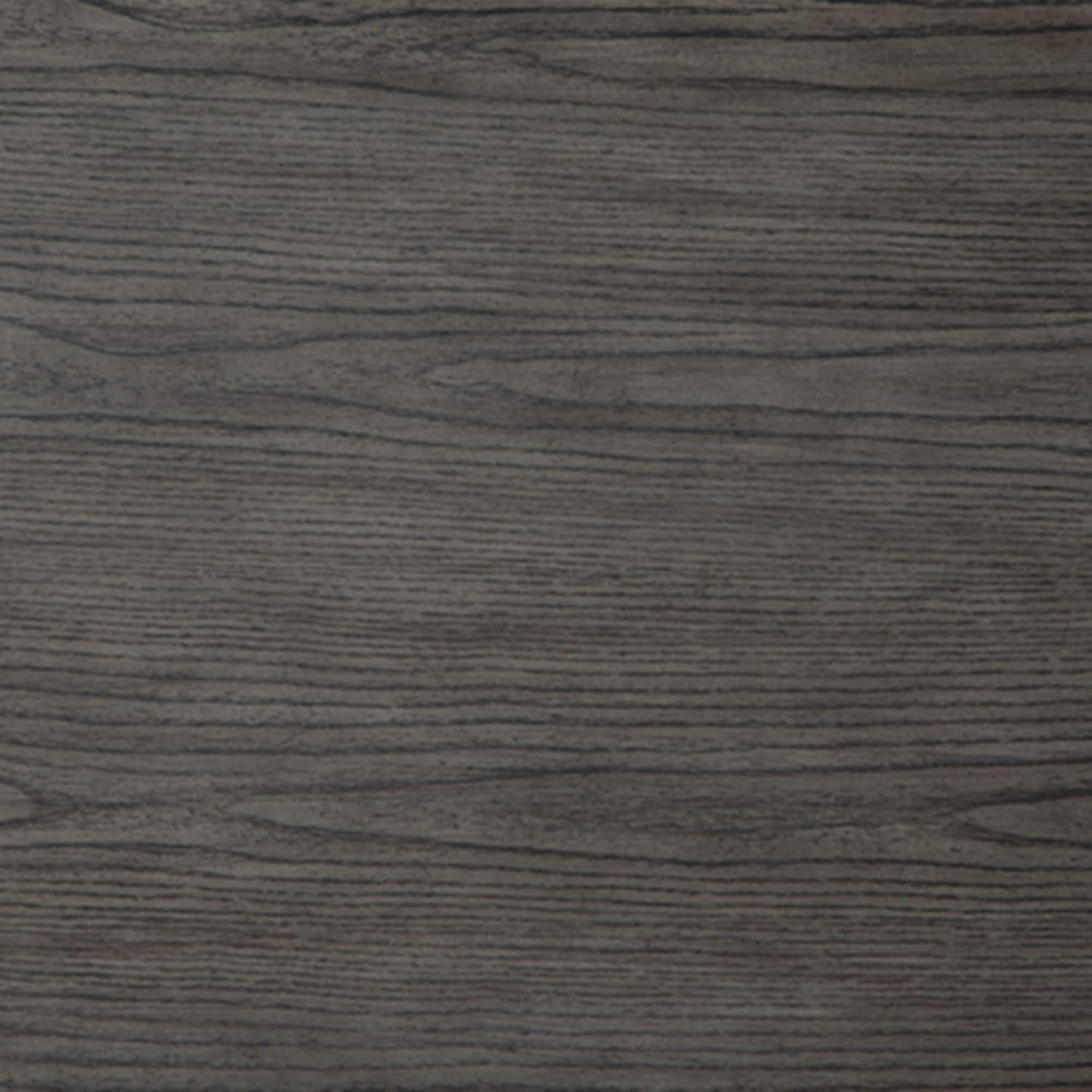 Gray Wood Rectangular End Table with Storage and USB Ports