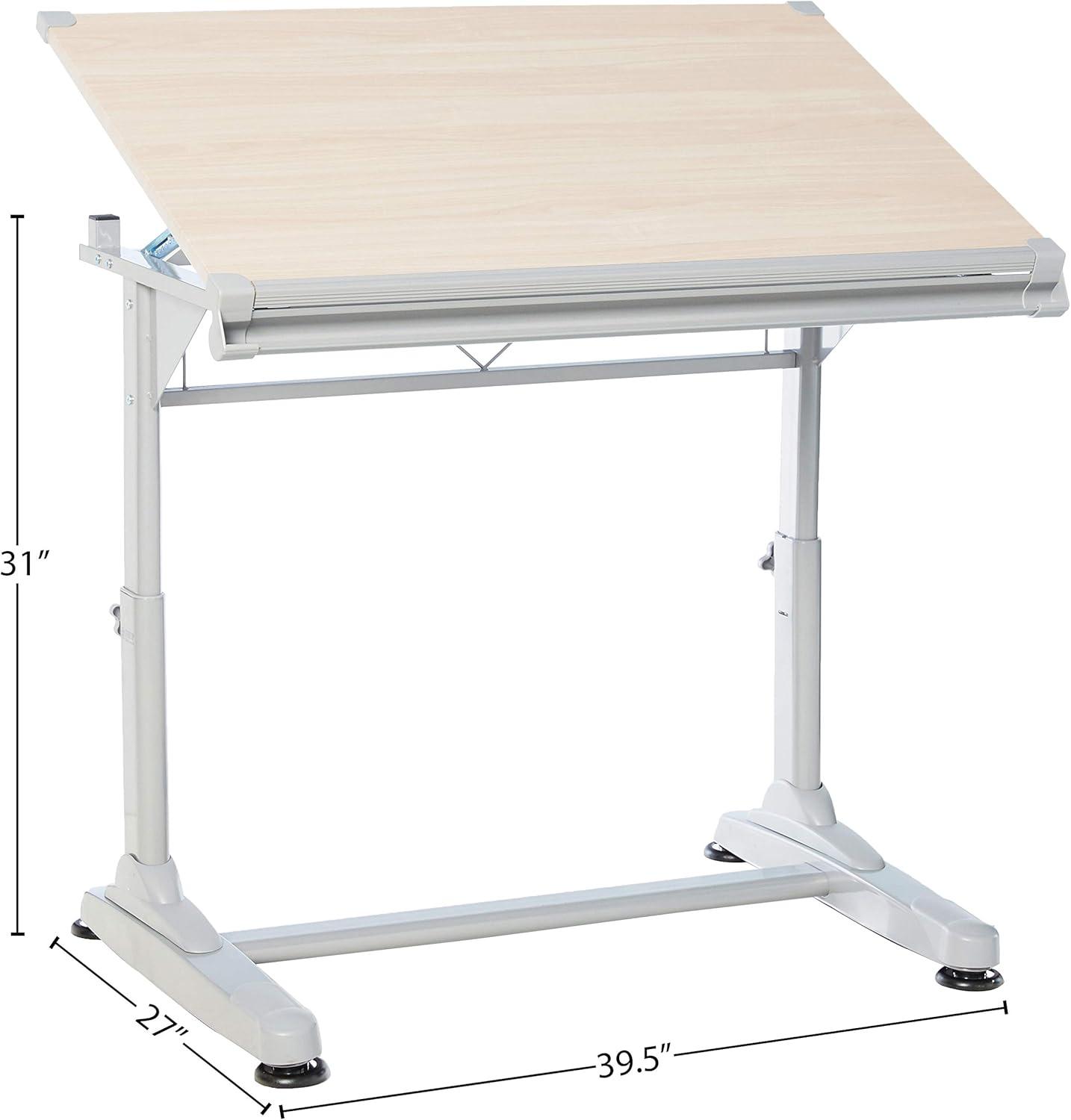 Stand Up Desk Store Adjustable Height and Angle Drafting Table Drawing Desk with Large Surface