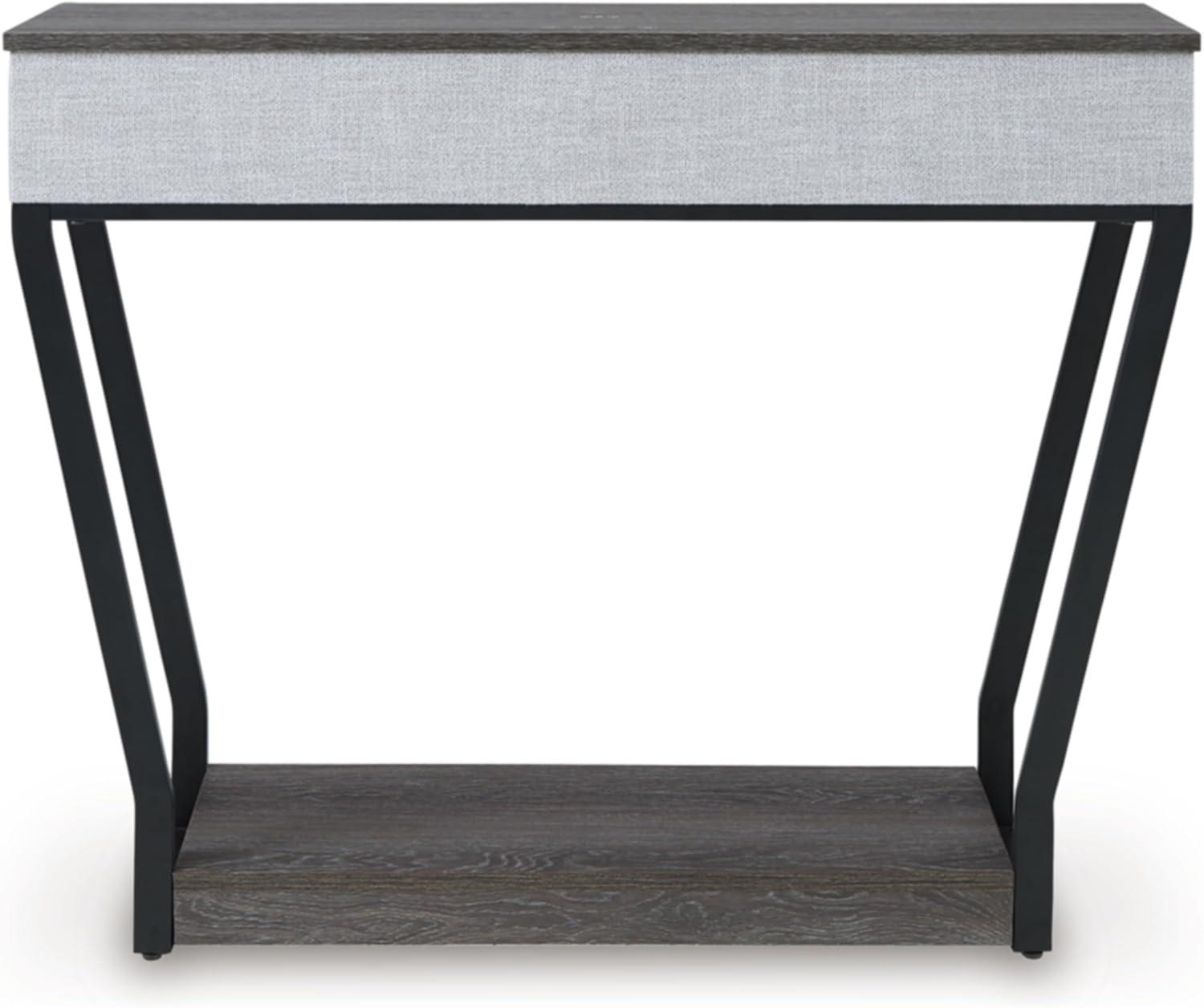 Signature Design by Ashley Sethlen Console Sofa Table, Gray & Black