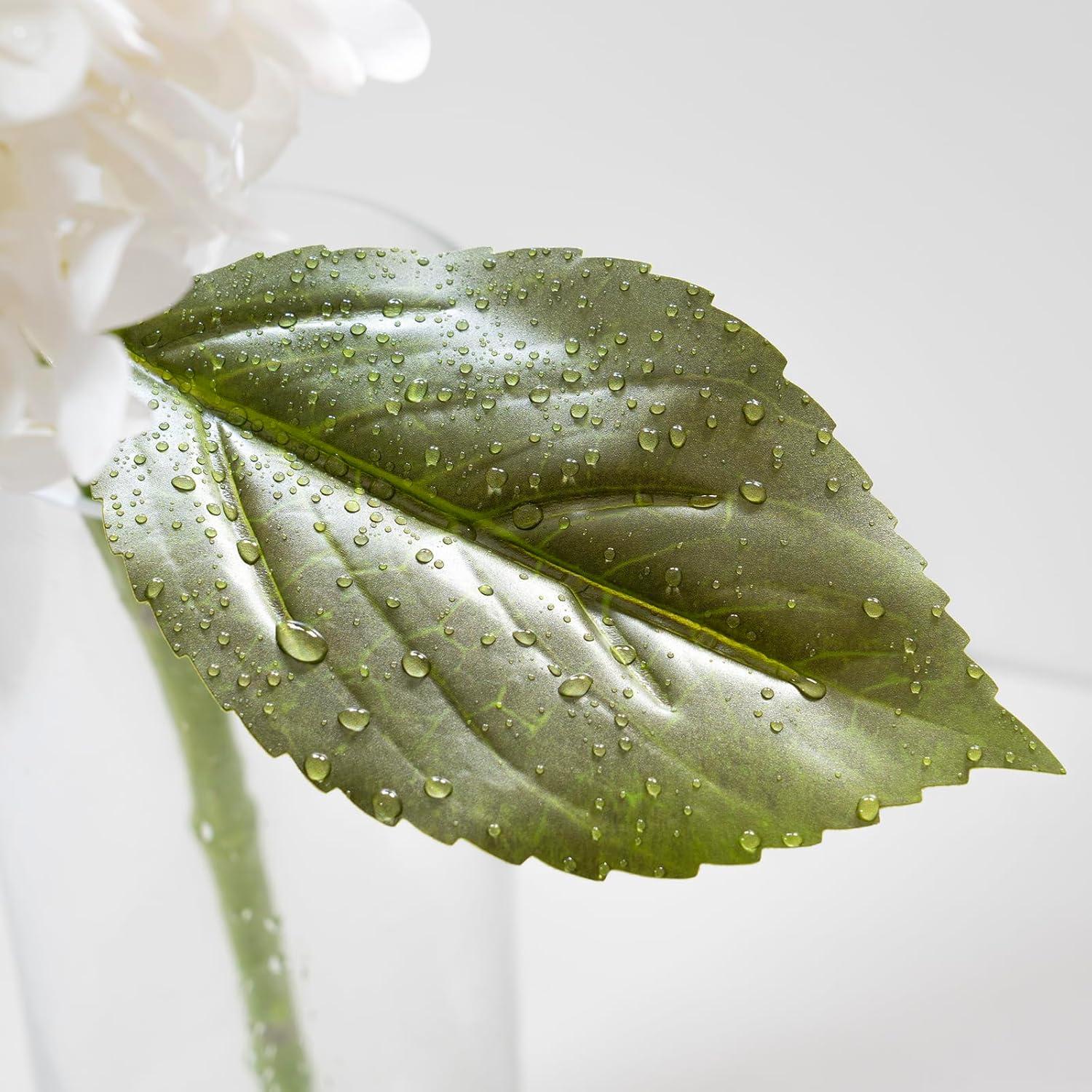 Real Touch Pink Artificial Hydrangea Bouquet for Office Decor