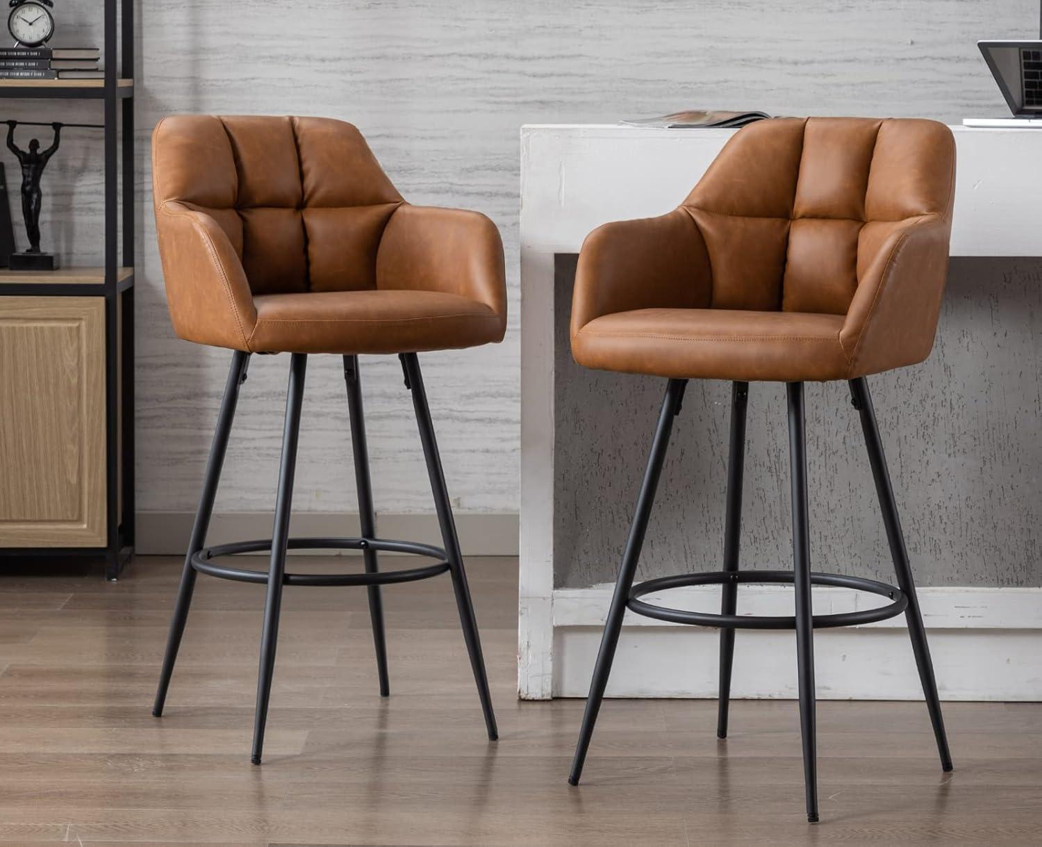 Irelyn PU Upholstered 30'' Bar Stool