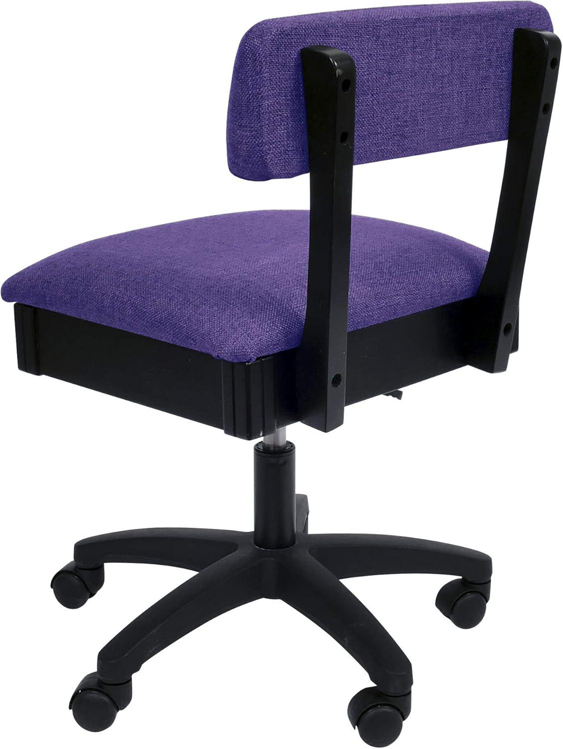 Adjustable Height Hydraulic Sewing Chair with Under Seat Storage by Arrow Classic Sewing Furniture