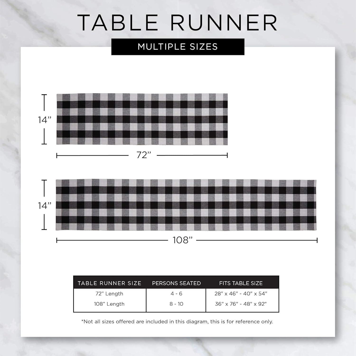 DII Cranberry Quilted Farmhouse Table Runner