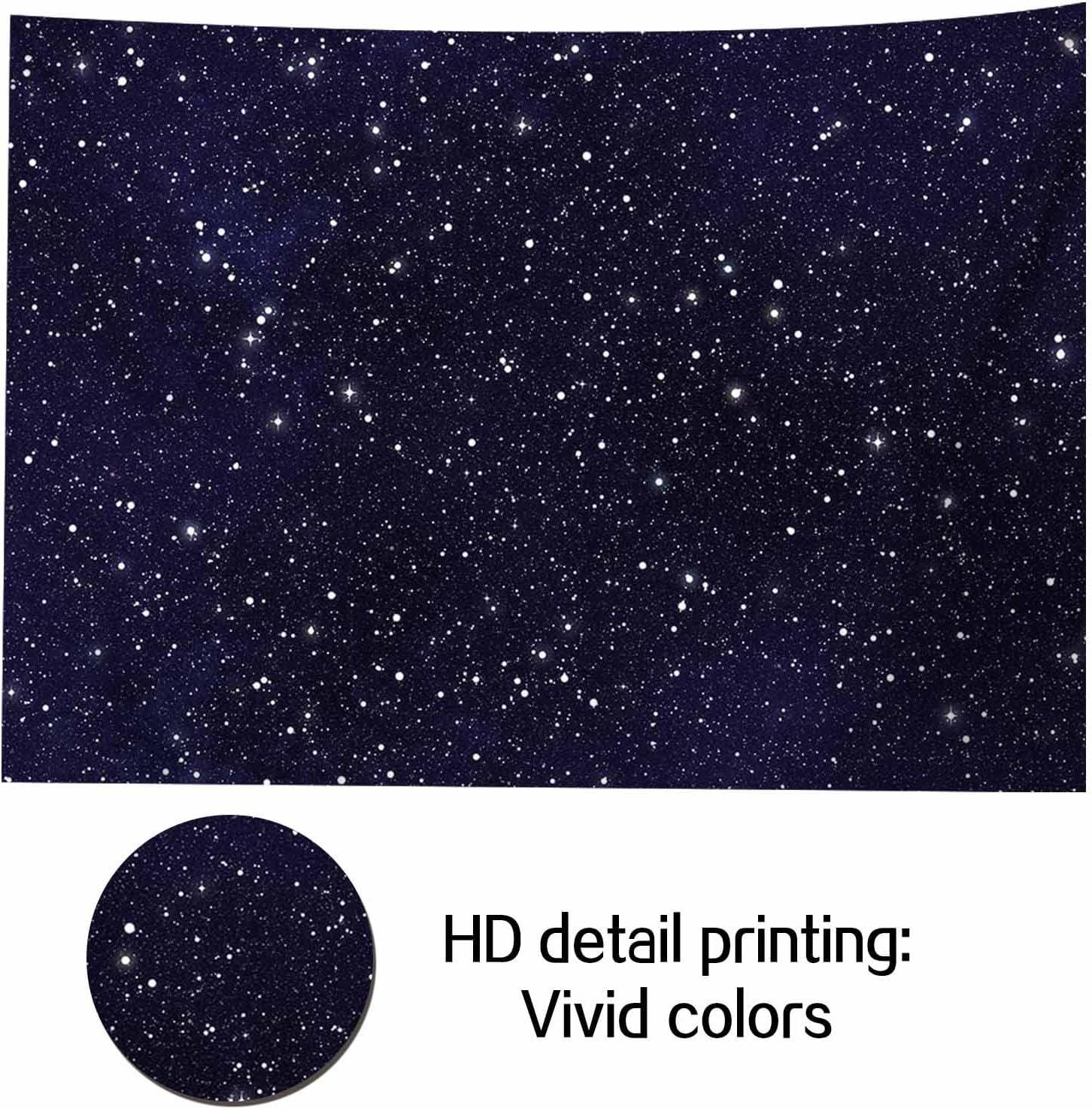 8x6FT Soft Fabric/Polyester Backdrop Night Sky Star Universe Space Starry Photo Background Boy or Girl Birthday